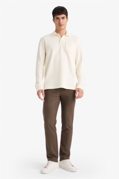 Pantalon droit avec poches Coupe régulière