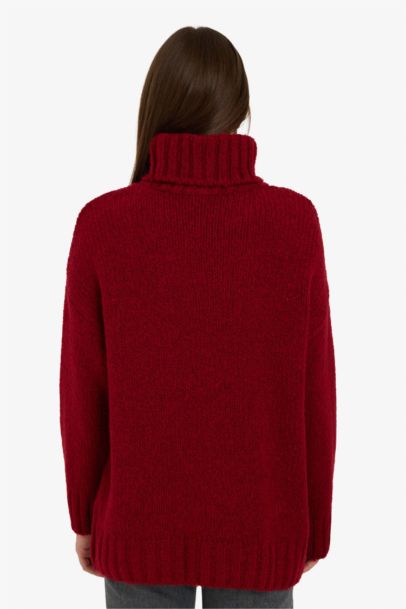 بلوز صوف اوفر سايز بياخة عالية هاينك