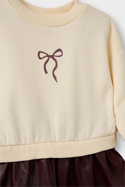 فستان بيبي بناتي قصة عادية ردن طويل