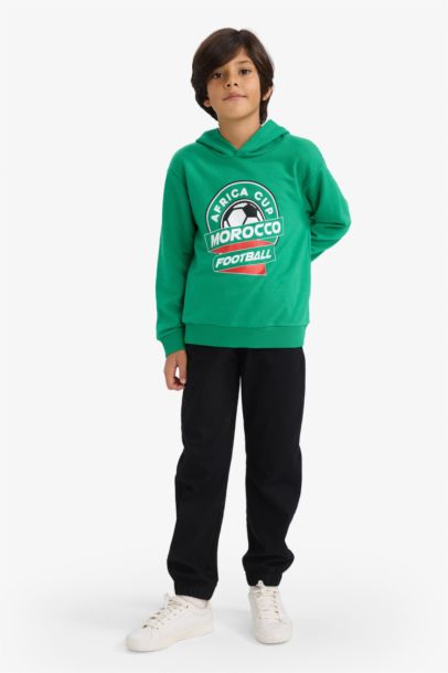 Sweatshirt imprimé à col rond pour garçon