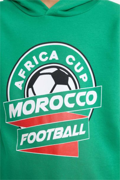 Sweatshirt imprimé à col rond pour garçon