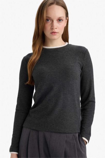 Regular Fit Long Sleeve Tunic