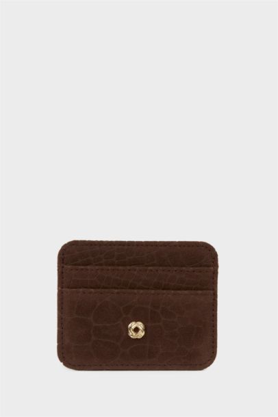 Woman Suede Card Holder