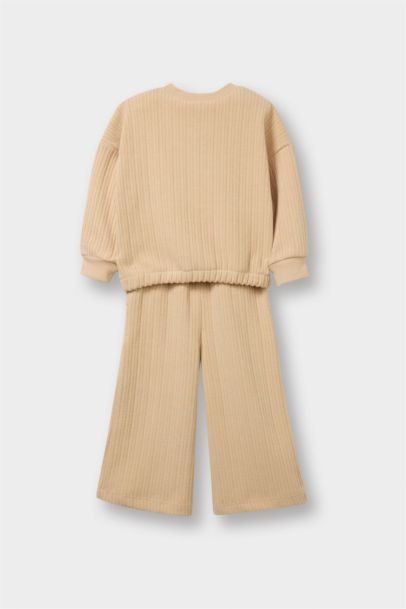 سيت بيبي بناتي سويت شيرت وبنطرون بجامة رياضي - قطعتين