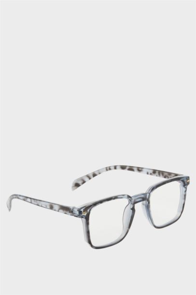 Kadın Mavi Cam Kahverengi Leopar Çerçeveli Gözlük