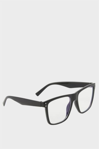 Kadın Mavi Cam Siyah Çerçeveli Gözlük