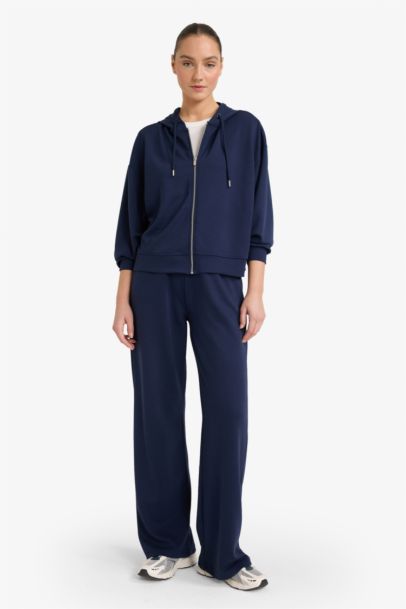 Straight Fit Basic Straight Leg Sweatpants