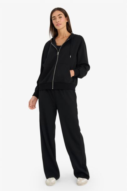 Straight Fit Basic Trousers