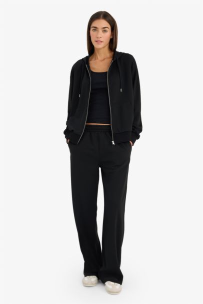 Straight Fit Basic Trousers