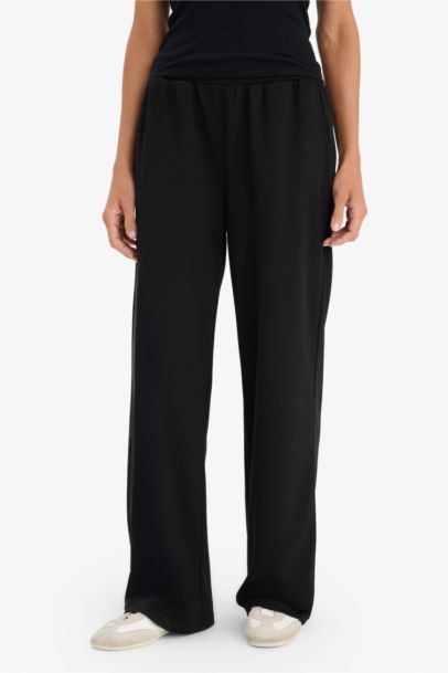 Straight Fit Basic Trousers