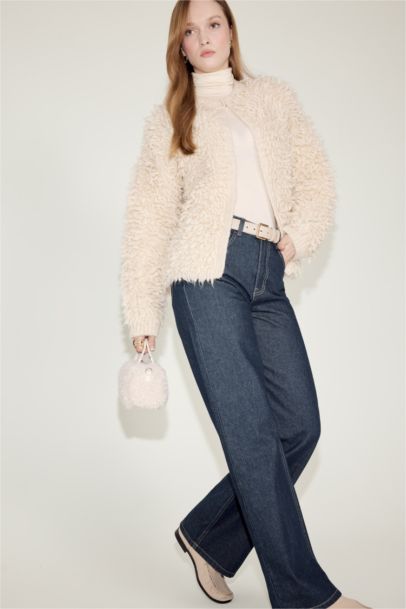 Regular Fit Crew Neck Knitwear Cardigan