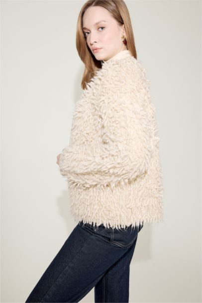 Regular Fit Crew Neck Knitwear Cardigan