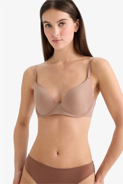 Micro Coated Padded Underwire T-Shirt Bra