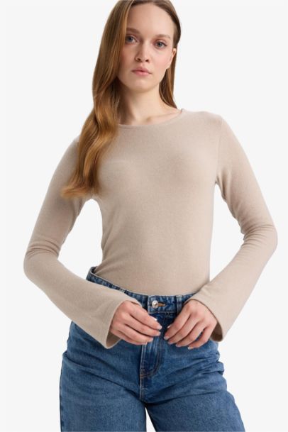 Slim Fit Long Sleeve Tunic