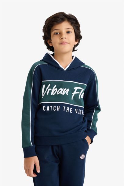 Ensemble Sweat à capuche imprimé et Jogging pour garçon