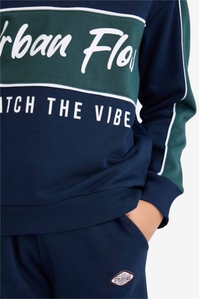 Ensemble Sweat à capuche imprimé et Jogging pour garçon