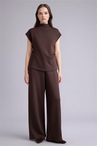 Wide Leg Modal Trousers