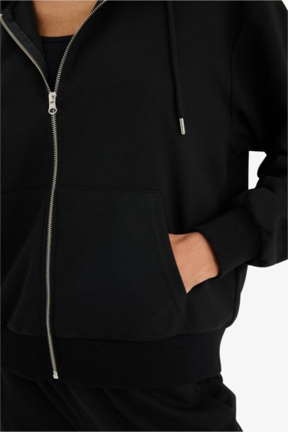 Relax Fit Hooded Cardigan
