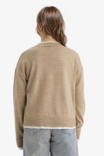 Bisiklet Yaka Triko Kazak Kız Çocuk