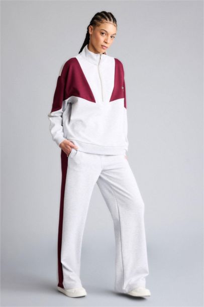 Wide Leg Standard Length Modal Sports Sweatpants