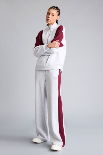 Wide Leg Standard Length Modal Sports Sweatpants