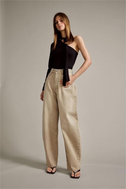 Baggy Fit Denim Trousers