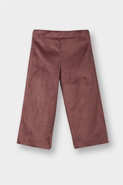 سيت بيبي بناتي بنطلون شمواه و سويت شيرت بطبعة شعار - قطعتين