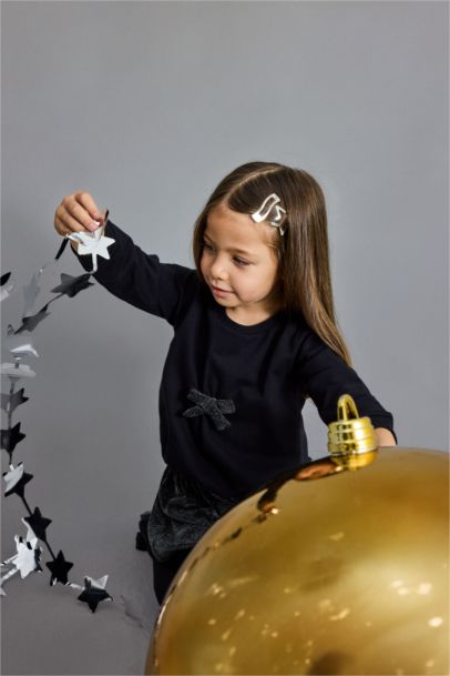 Baby Girl Christmas Themed Sweatshirt Skirt 2 Piece Set