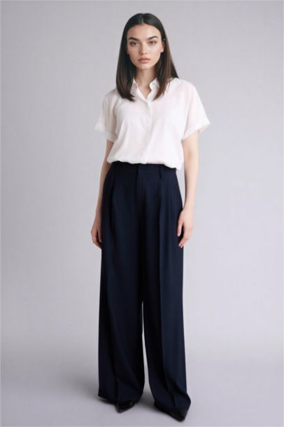 Рубашка с коротким рукавом стандартного кроя для женщин