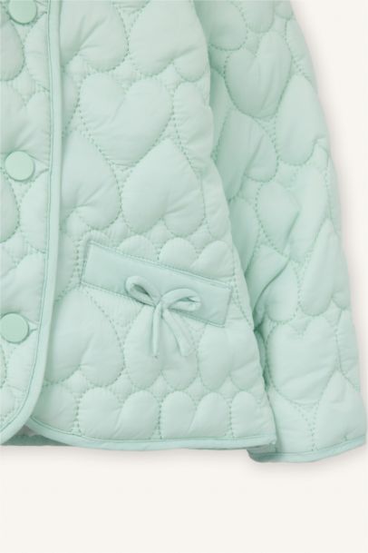 Bisiklet Yaka Mont Kız Bebek