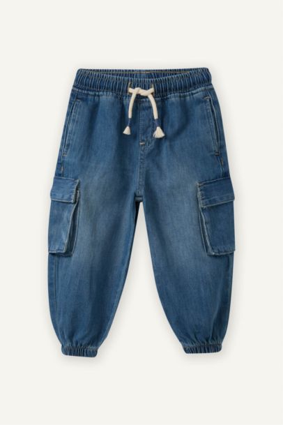 Jogger Fıt Jean Pantolon Erkek Bebek