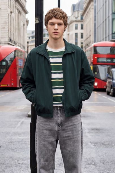 Oversize Fit Cotton Puffer Jacket