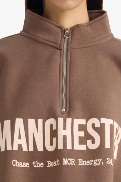 Oversize Fit Long Sleeve Sweatshirt