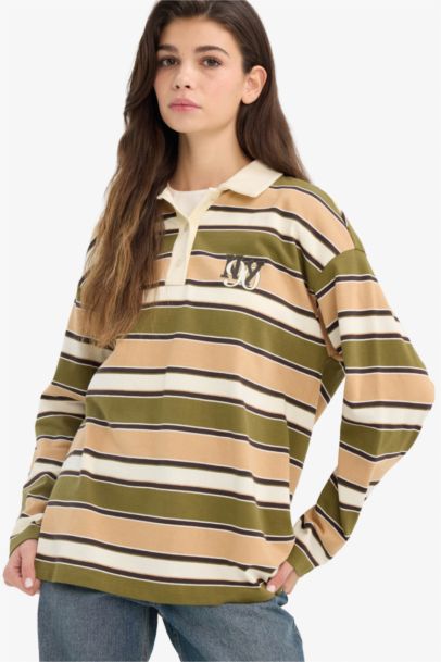 Oversize Fit Long Sleeve Sweatshirt
