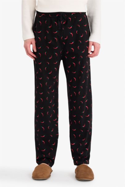Regular Fit Patterned Pajama Pants
