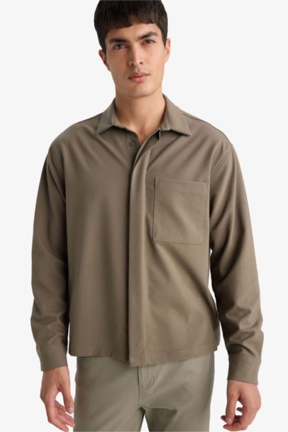 قميص بوبلين