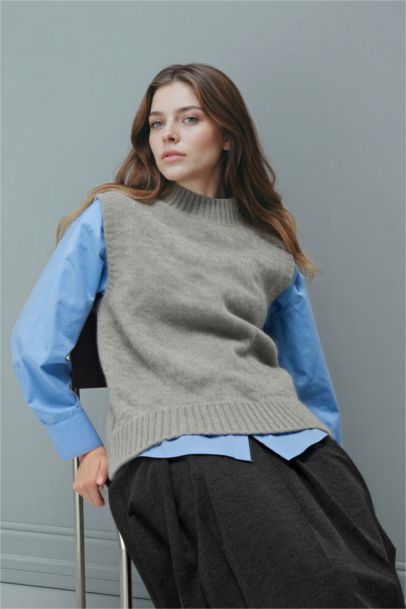 Regular Fit Triko Süveter