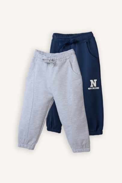 Baby Boy Oversize Fit Printed 2 Piece Sweatpants