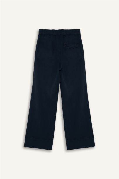 Wıde Leg Geniş Paça Tensel Pantolon Kız Çocuk