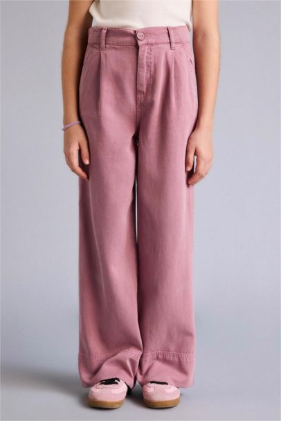 Wıde Leg Geniş Paça Tensel Pantolon Kız Çocuk