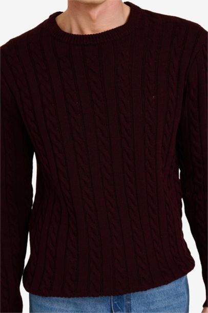 Standard Fit Zipper Knitwear Pullover