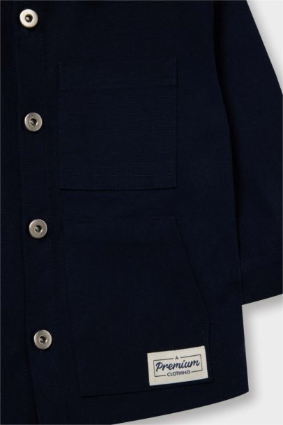 Boy Gabardine Long Sleeve Shirt