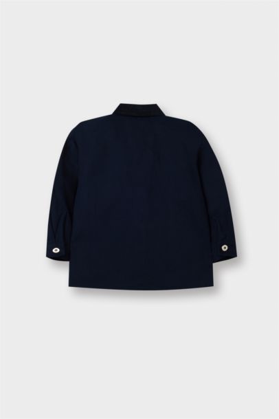 Boy Gabardine Long Sleeve Shirt