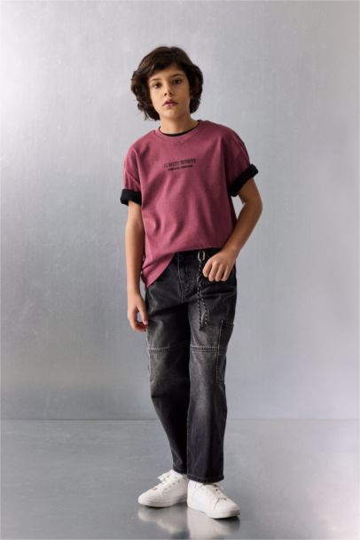 Premıum Baskılı Tişört Erkek Çocuk