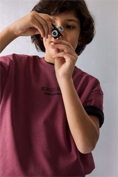 Premıum Baskılı Tişört Erkek Çocuk