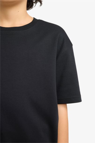 Oversize Kalın Kumaş Tişört Erkek Çocuk