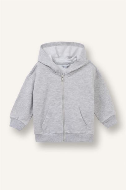 Baby Boy Regular Fit Hooded 2 Piece Sweatshirts