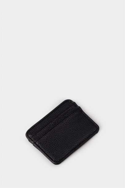 Woman Faux Leather Business Card Wallet