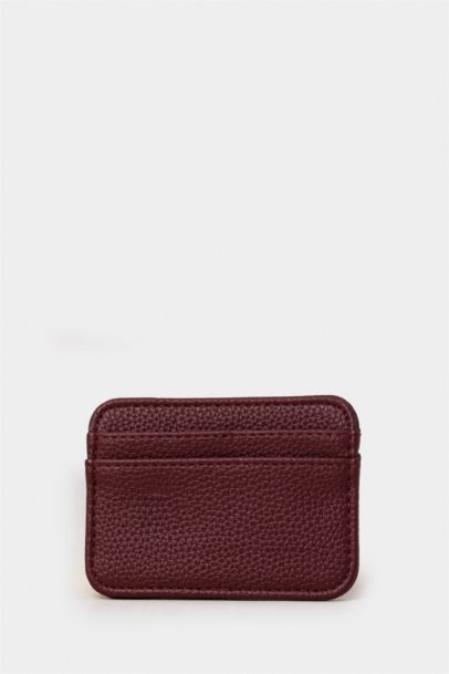 Woman Faux Leather Business Card Wallet