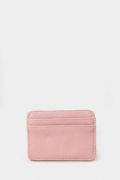 Woman Faux Leather Business Card Wallet